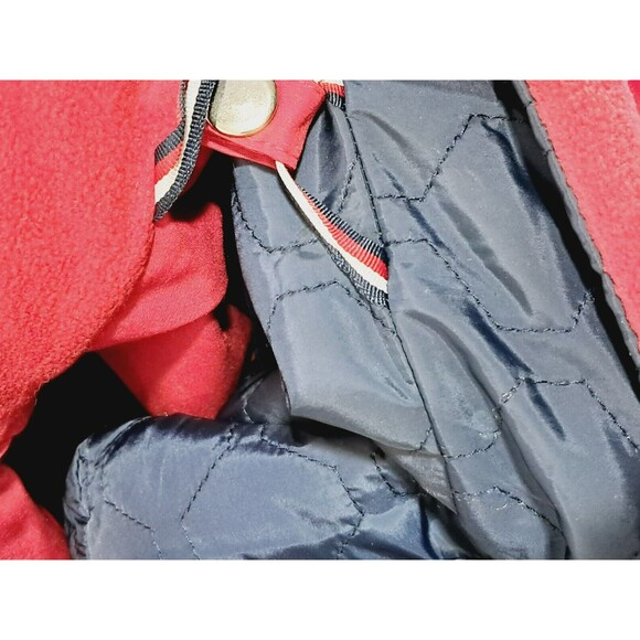 Tommy Hilfiger Women's 3 in 1 Systems Hooded Jacket Size Small Red Navy Blue - Picture 15 of 16